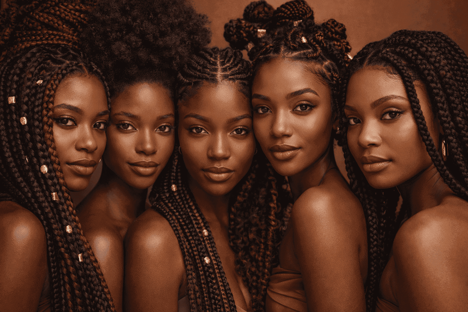 Femme avec de beaux cheveux afro naturels